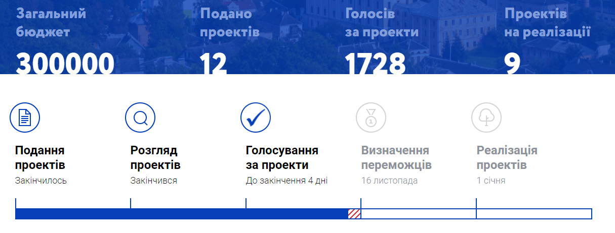 "Громадський бюджет 2020", місто Кременець
