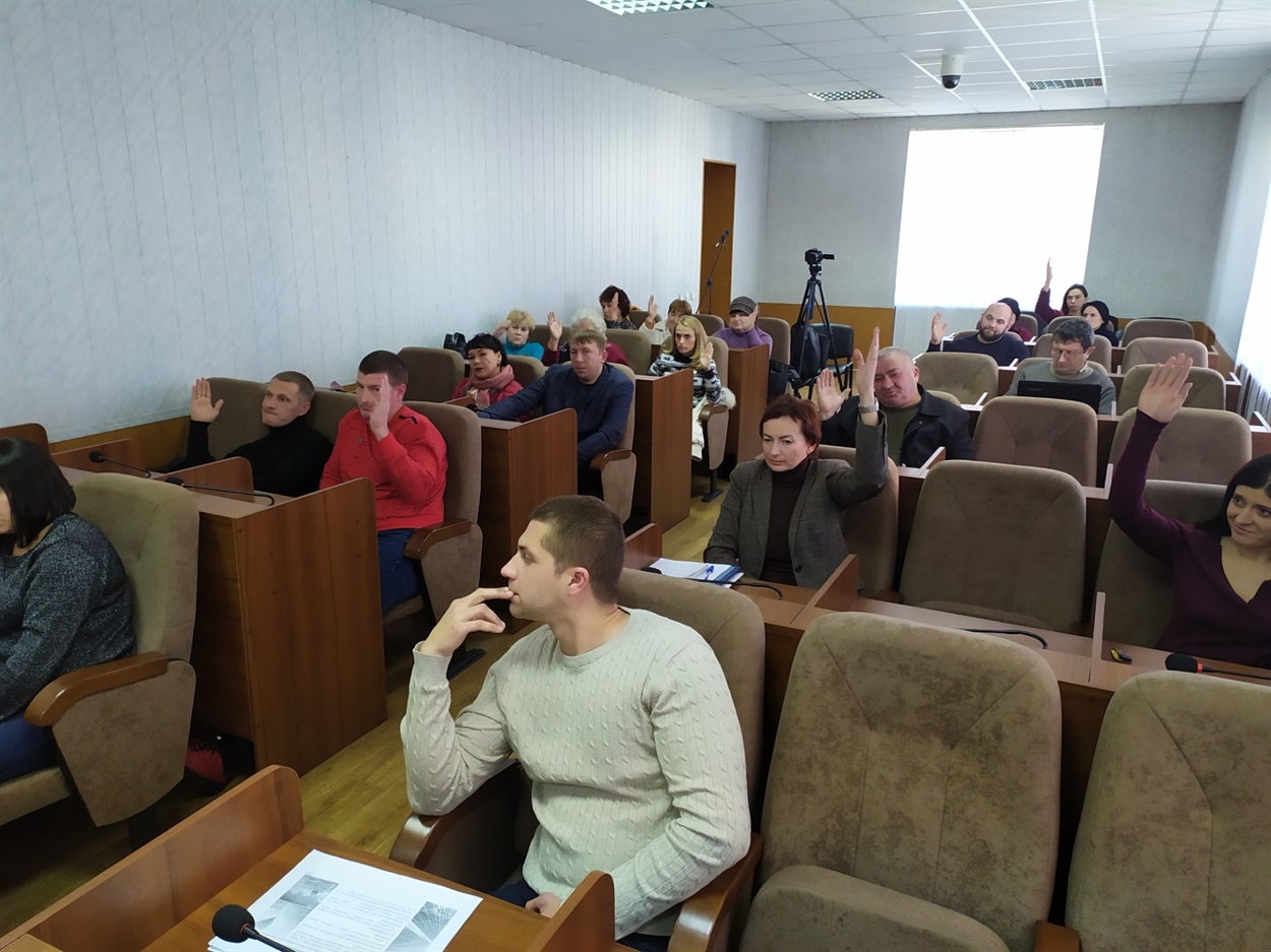 Голосування щодо переносу громадських слухань Голосування щодо переносу громадських слухань